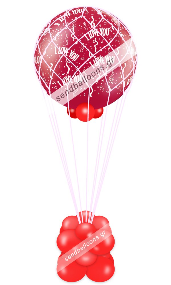 Μπαλόνι αερόστατο αγάπης love