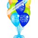 15 μπαλόνια για γέννηση με πολλά χρώματα
